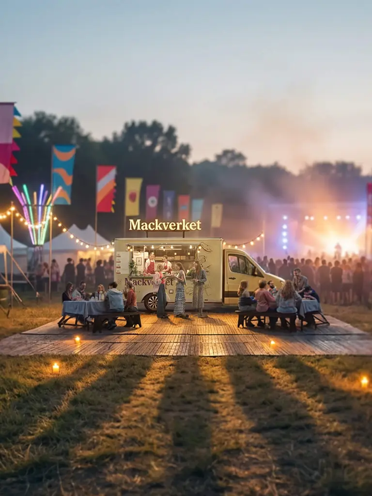 Sommarturne med mackverkets food truck